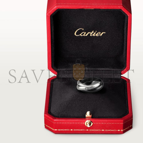 CARTIER TRINITY RING, CLASSIC CERAMIC B4095600