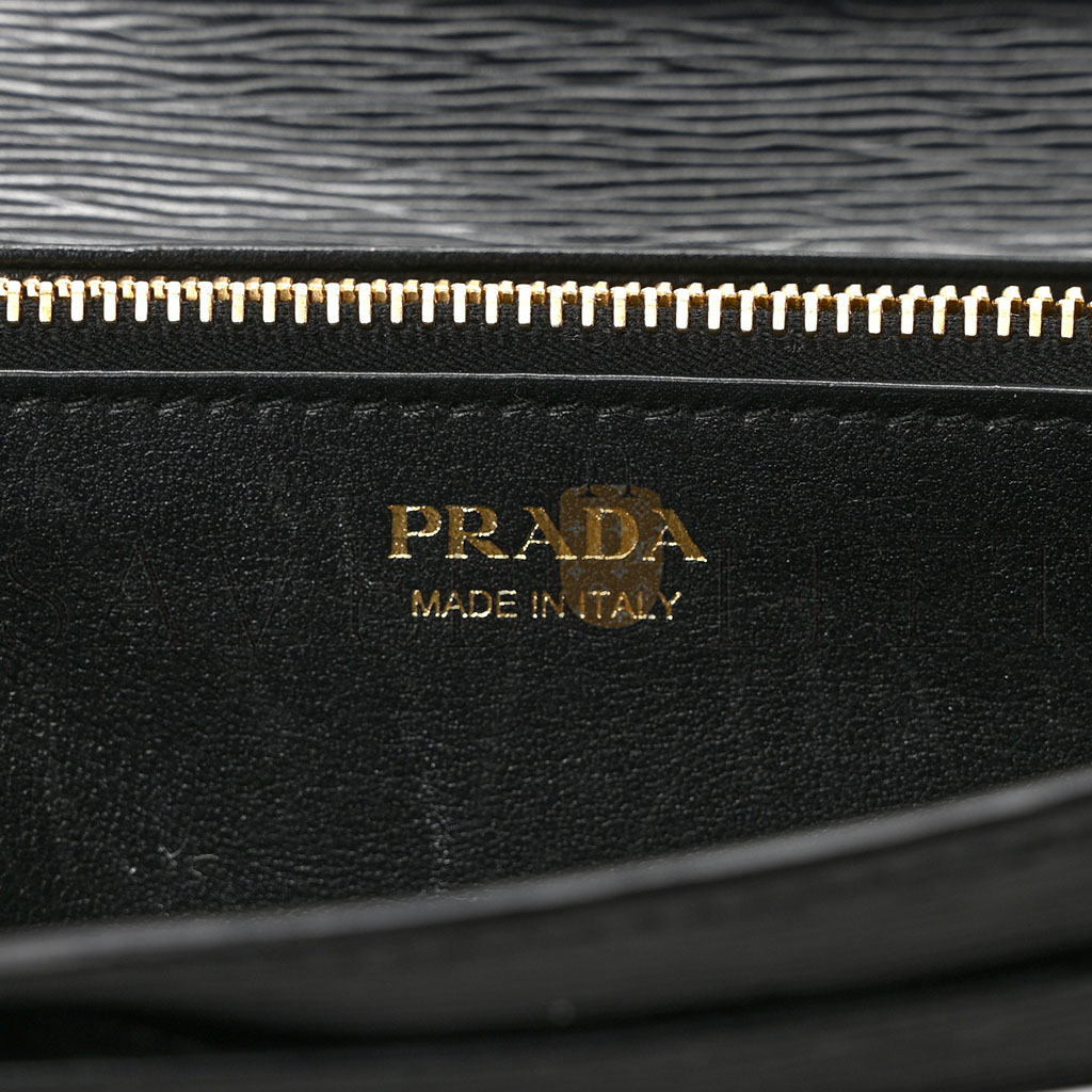 PRADA VITELLO MOVE CONTINENTAL FLAP WALLET BLACK (21*11*2cm)