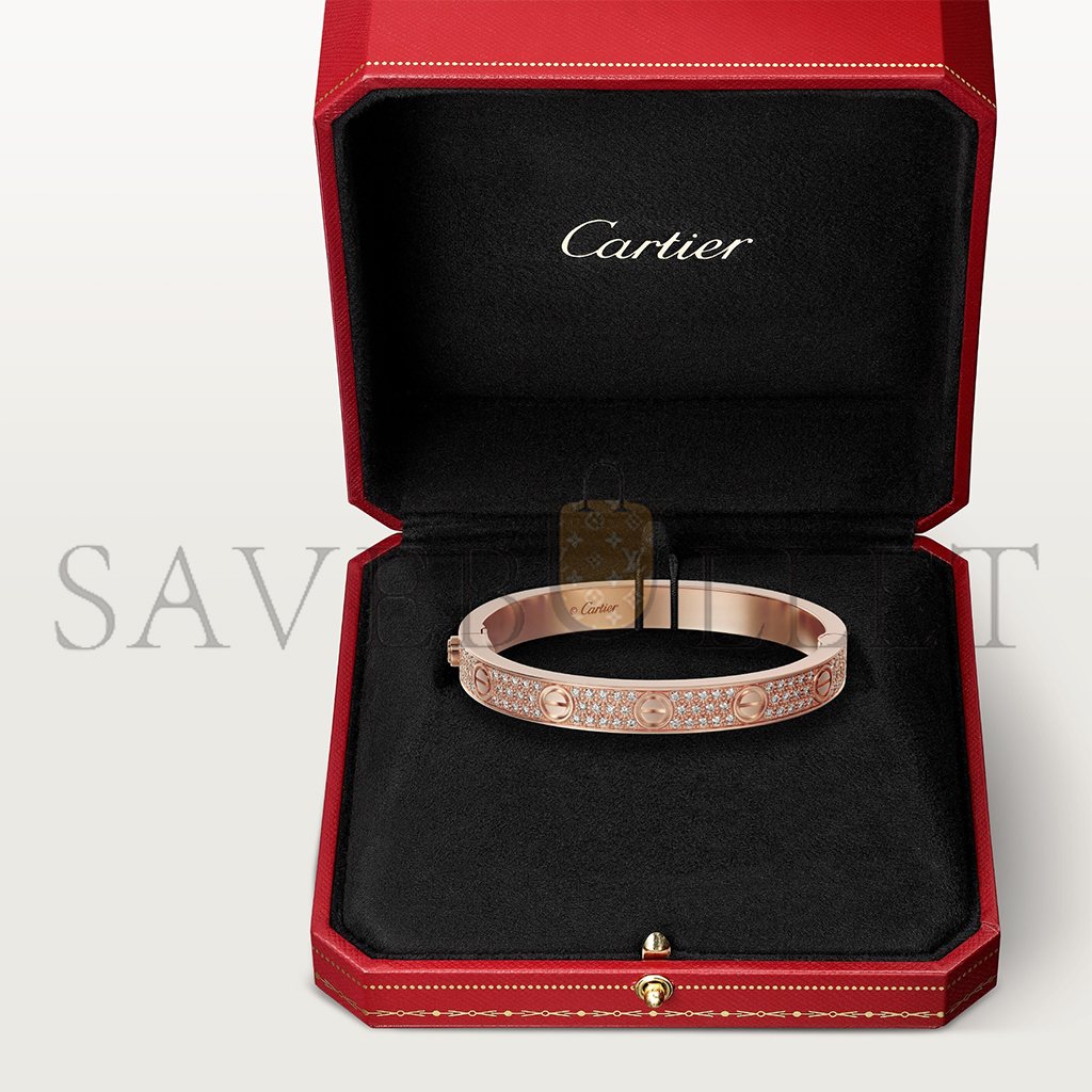 CARTIER  LOVE BRACELET, DIAMOND-PAVED N6036917