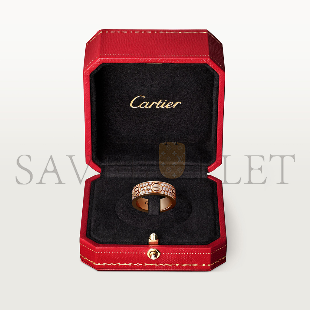 CARTIER  LOVE RING, DIAMOND-PAVED B4087600