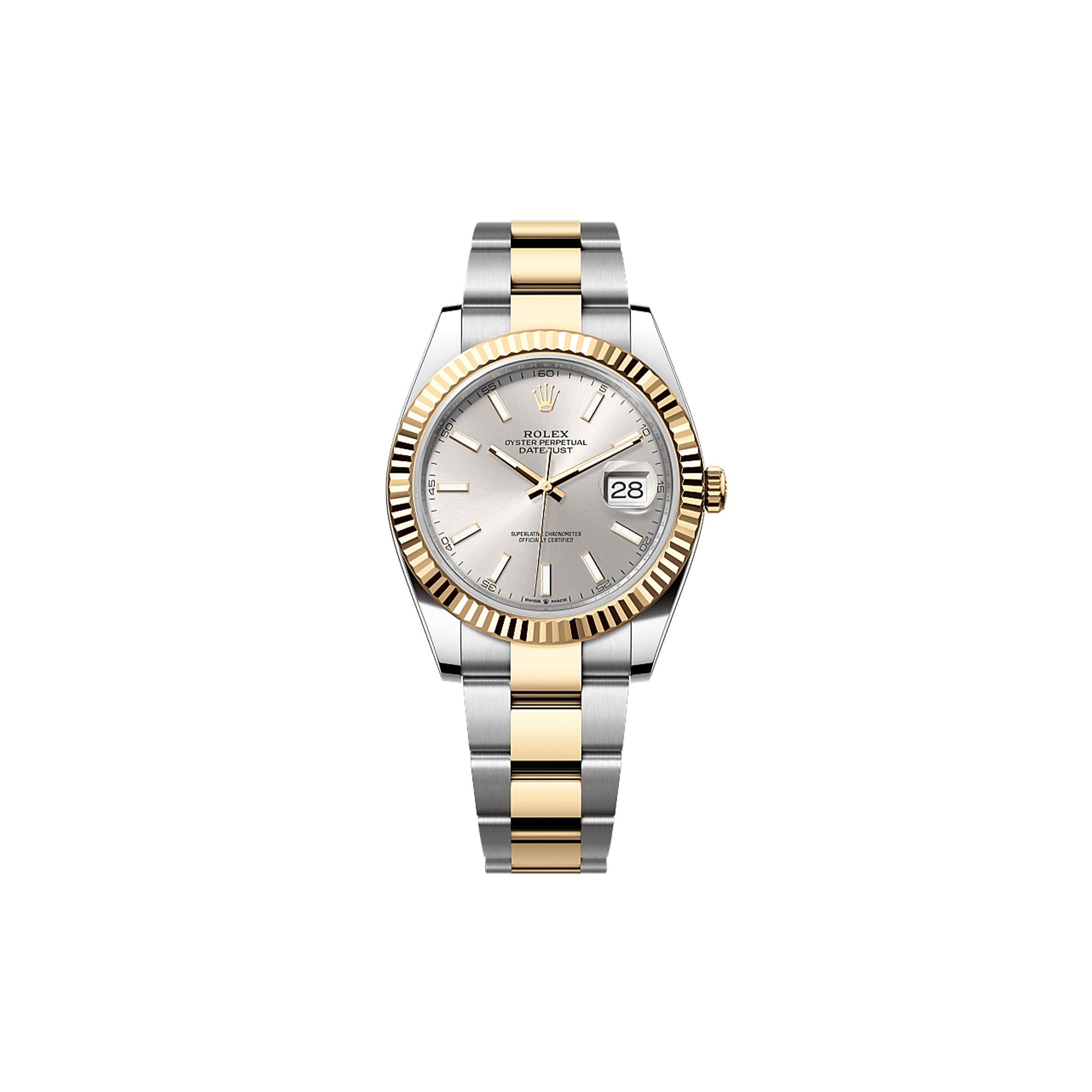 ROLEX DATEJUST 41 OYSTER, 41 MM, OYSTERSTEEL AND YELLOW GOLD WATCH 126333