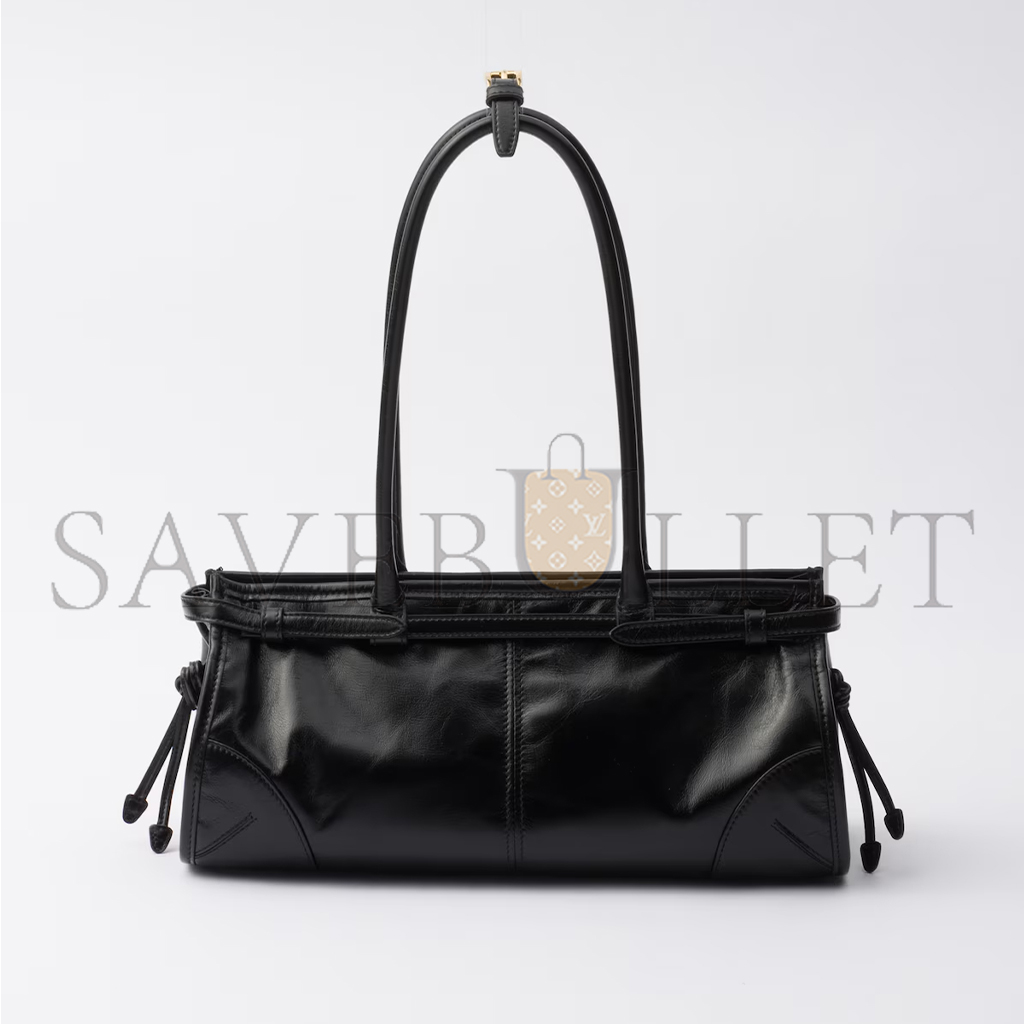 PRADA BONNIE MEDIUM LEATHER HANDBAG 1BA426 (32*15.5*12cm)