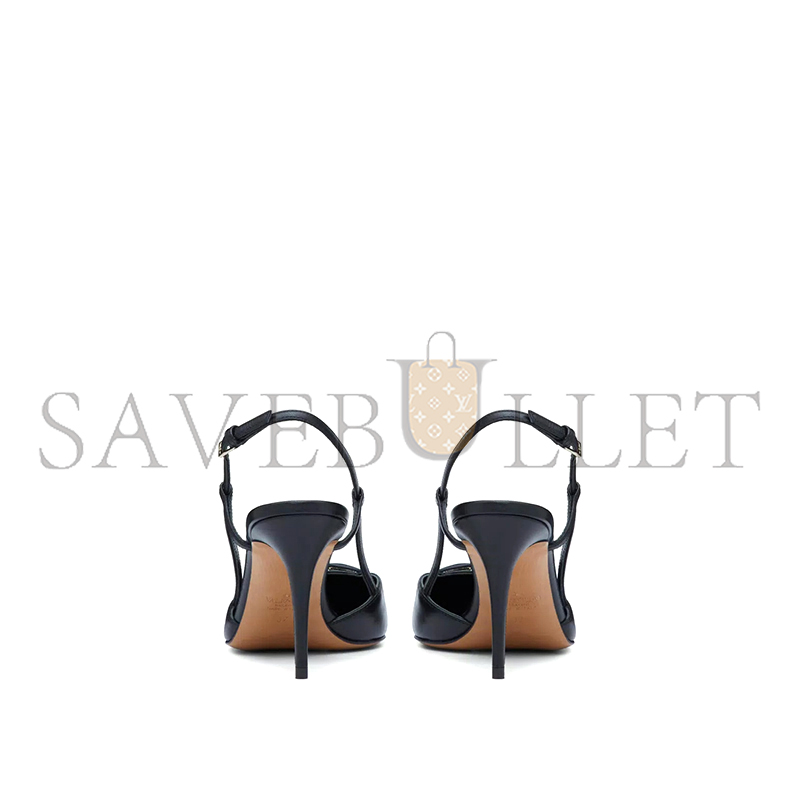 VALENTINO VLOGO SIGNATURE CALFSKIN SLINGBACK PUMP 80MM 3.15IN 5W2S0R01MZF_0NO VALENTINO VLOGO SIGNATURE CALFSKIN SLINGBACK PUMP 80MM 3.15IN 5W2S0R01MZF_0NO