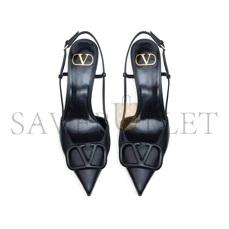 VALENTINO VLOGO SIGNATURE CALFSKIN SLINGBACK PUMP 80MM 3.15IN 5W2S0R01MZF_0NO VALENTINO VLOGO SIGNATURE CALFSKIN SLINGBACK PUMP 80MM 3.15IN 5W2S0R01MZF_0NO