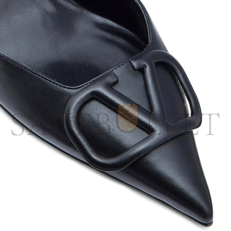 VALENTINO VLOGO SIGNATURE CALFSKIN SLINGBACK PUMP 80MM 3.15IN 5W2S0R01MZF_0NO VALENTINO VLOGO SIGNATURE CALFSKIN SLINGBACK PUMP 80MM 3.15IN 5W2S0R01MZF_0NO