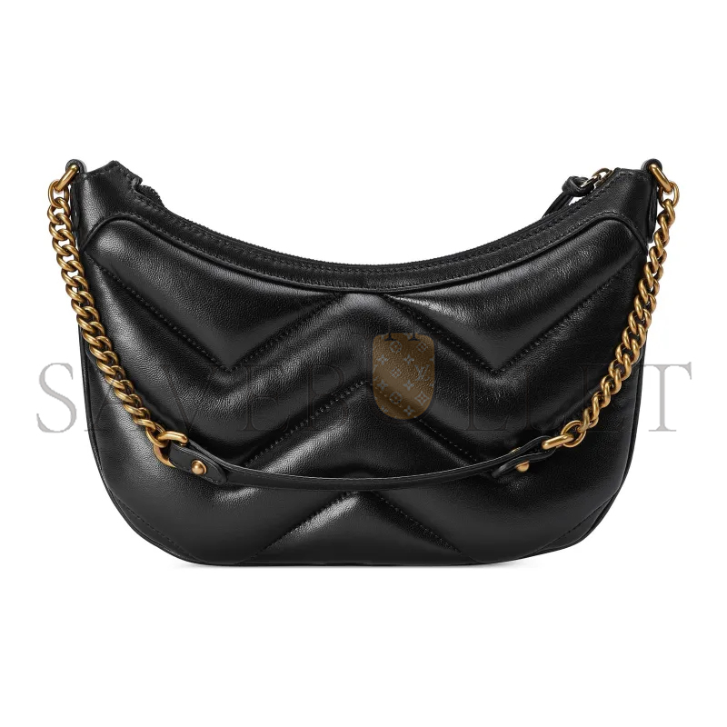 GUCCI SMALL MARMONT LEATHER SHOULDER BAG 777263 (26*17*4cm)