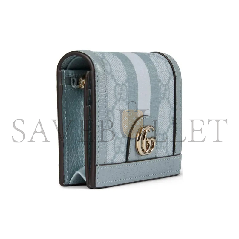 GUCCI OPHIDIA CARD CASE WALLET 523155 (11*8.5*3cm)