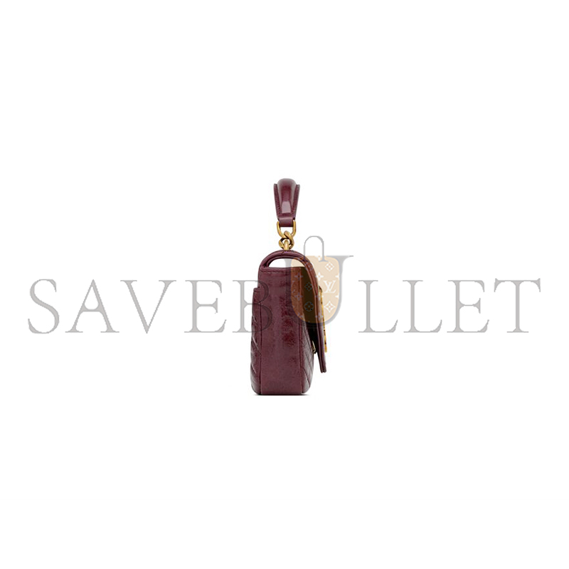 YSL COLLEGE MINI IN SHINY LEATHER 779430DZH076193 (20*13*3cm)