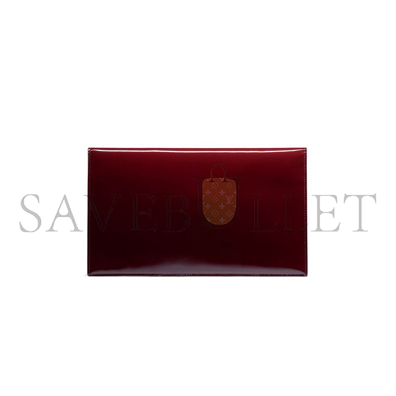 YSL UPTOWN POUCH IN PATENT LEATHER 565739B870W6413 (27*16*2cm)