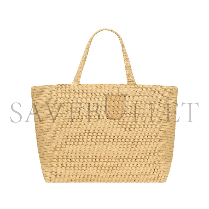 YSL SAINT LAURENT TOTE IN RAFFIA 776763GAAEL2063 (54*35*18cm)