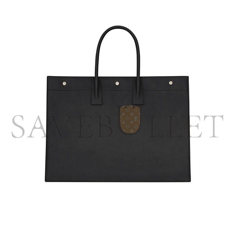 YSL RIVE GAUCHE LARGE TOTE BAG IN SMOOTH LEATHER 587273CWTFE1000 (48*36*16cm)