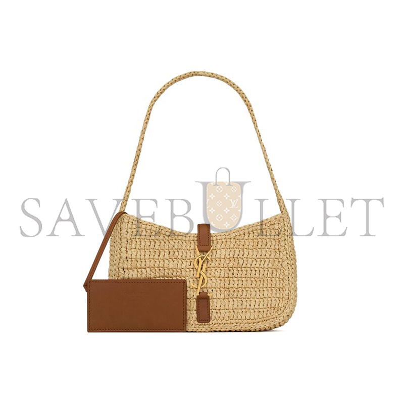 YSL LE 5 À 7 MINI IN RAFFIA 742680GAABN2080 (19*11.5*4.5cm)