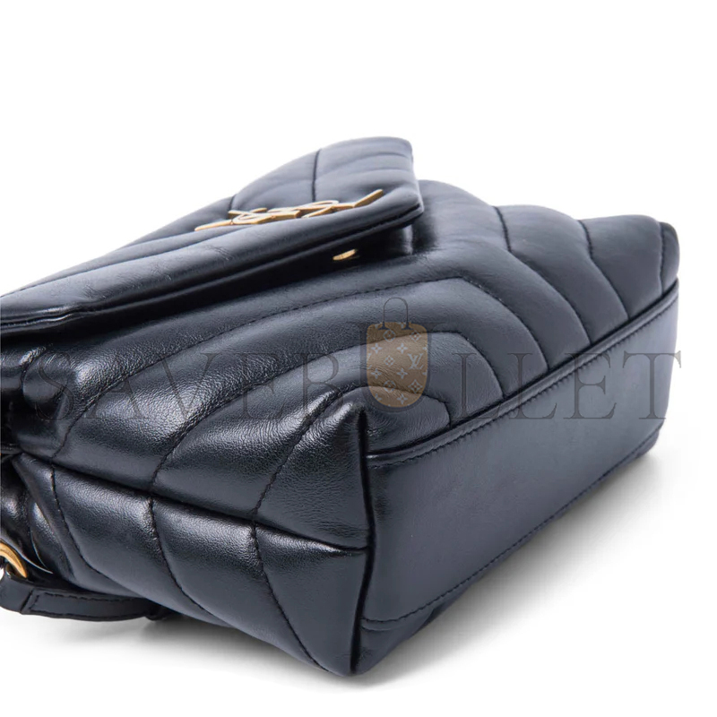YSL TOY LOULOU LEATHER SHOULDER BAG 678401DV7074227 (20*14*7cm)