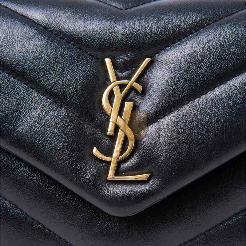 YSL TOY LOULOU LEATHER SHOULDER BAG 678401DV7074227 (20*14*7cm)