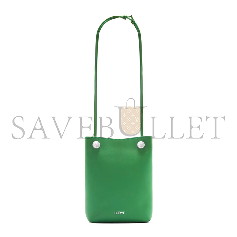 LOEWE PEBBLE POUCH IN SMOOTH CALFSKIN CANBSPPX01 (17*21.5*7cm)