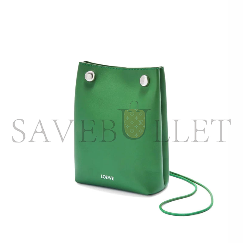 LOEWE PEBBLE POUCH IN SMOOTH CALFSKIN CANBSPPX01 (17*21.5*7cm)