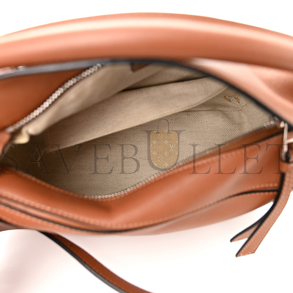 LOEWE CALFSKIN SMALL PUZZLE BAG TAN (24*16.5*10.5cm)