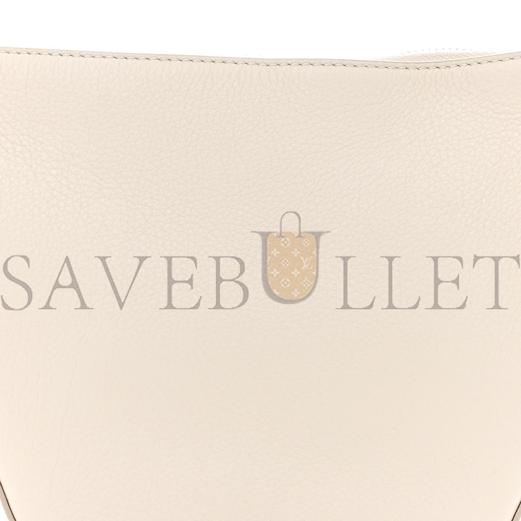 LOEWE CALFSKIN MINI HAMMOCK HOBO SOFT WHITE (17*17*10cm)