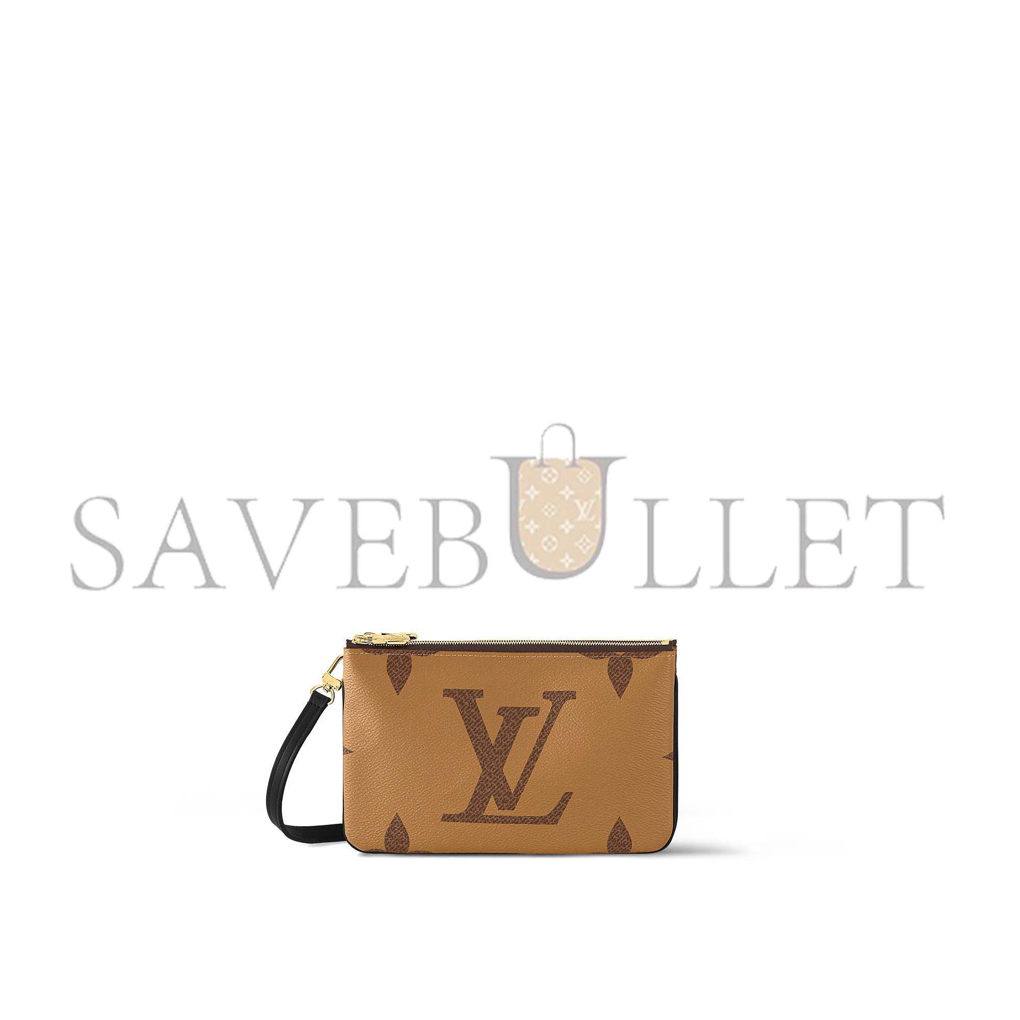 LOUIS VUITTON DOUBLE ZIP POCHETTE M69203 (20*12.5*3cm)