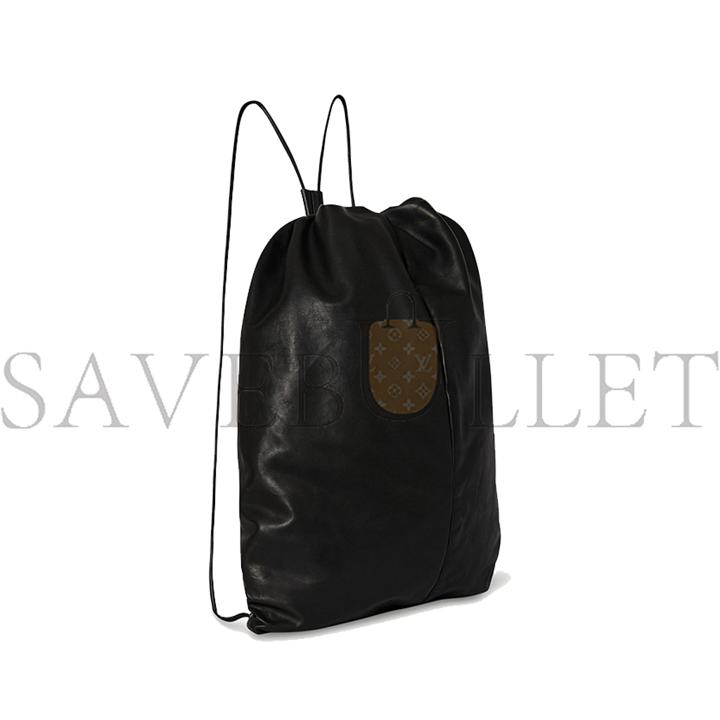 THE ROW PUFFY BACKPACK IN LEATHER BLACK W1604L114BLPL (47*28*8cm)