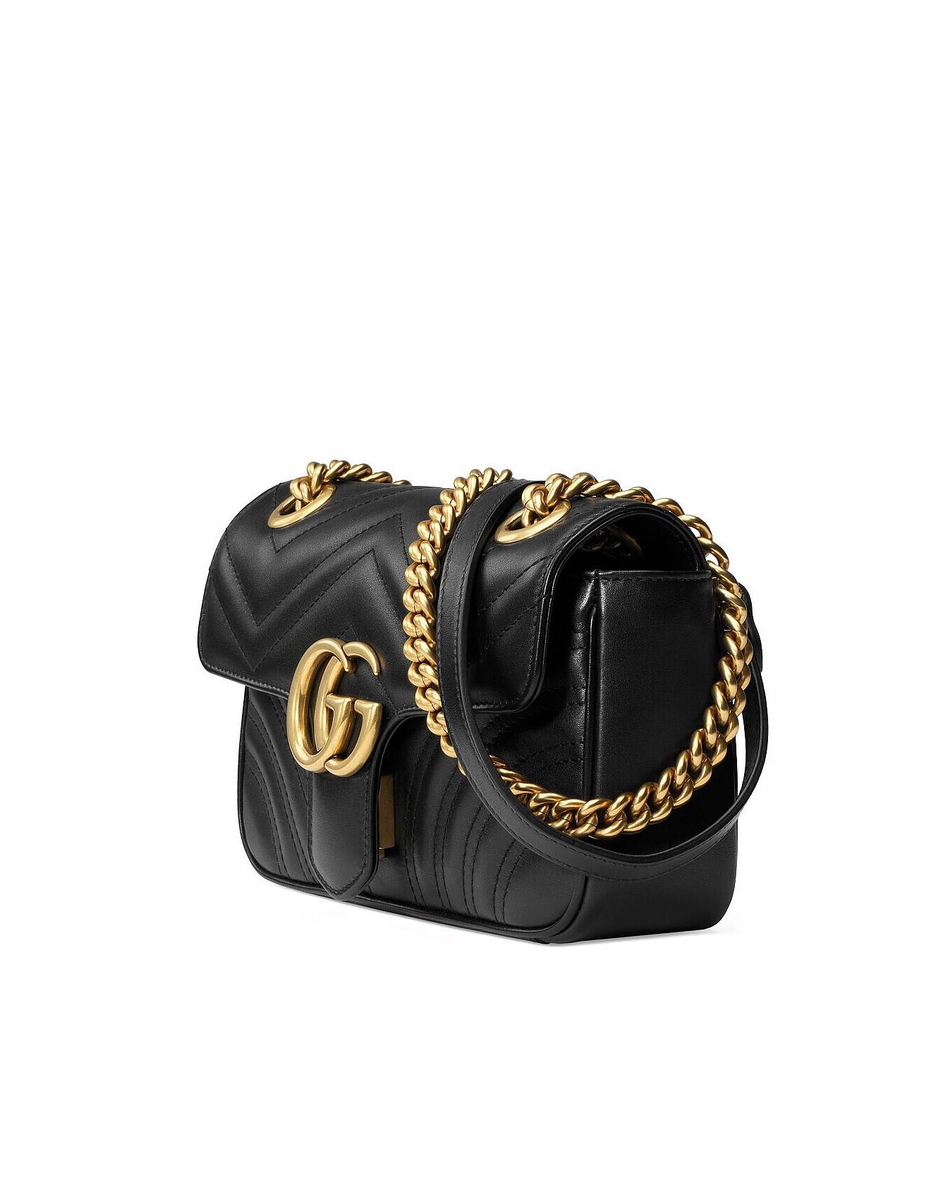 GUCCI GG MARMONT MATELASSÉ MINI BAG 446744  (23*14*6cm)