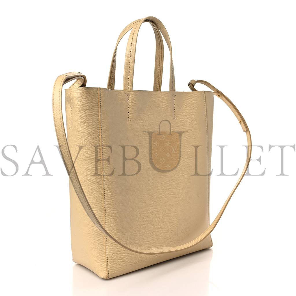 CELINE GRAINED CALFSKIN SMALL VERTICAL CABAS SAND (29*23*10cm)